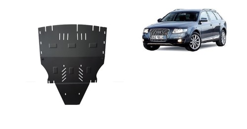 Plieninė variklio apsauga Audi A6 Allroad 2 - be šonų (2005-2011)