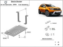 Plieninė diferencialo apsauga Dacia Duster 4x4 (2018-2024)