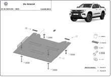 Plieninė reduktoriaus apsauga Volkswagen Amarok (2022-2026)