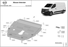 Plieninė variklio apsauga Nissan Interstar (2024-2026)