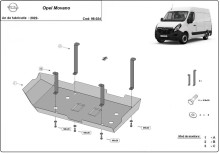 Plieninė AdBlue bako apsauga Opel Movano (2022-2026)