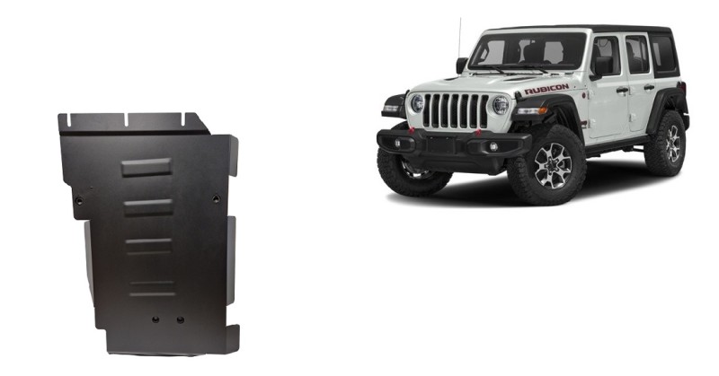 Plieninė pavarų dėžės apsauga Jeep Wrangler - JL (2017-2026)