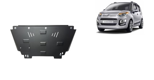 Plieninė variklio apsauga Citroen C3 Picasso (2009-2017)
