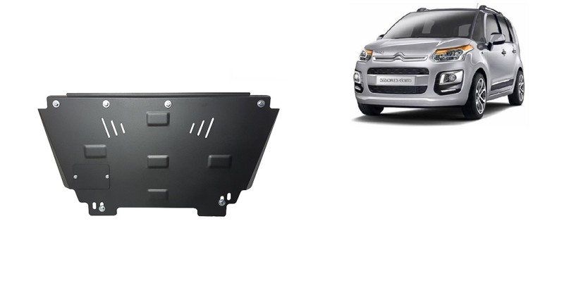 Plieninė variklio apsauga Citroen C3 Picasso (2009-2017)