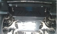 Plieninė pavarų dėžės apsauga Mitsubishi Pajero 4 (V80, V90) (2007-2021)