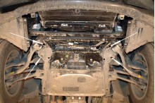 Plieninė radiatoriaus apsauga BMW X3 (2003-2010)