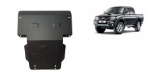 Plieninė variklio apsauga Mitsubishi L200 (1998-2007)