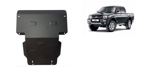 Plieninė variklio apsauga Mitsubishi L200 (1998-2007)