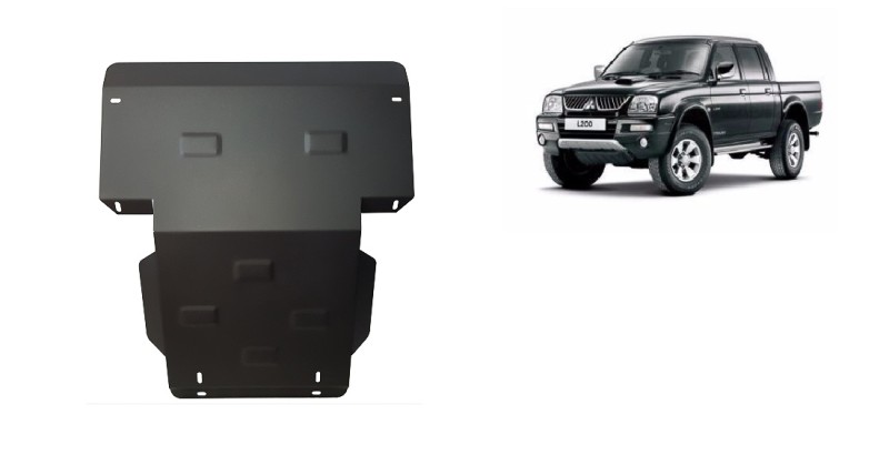 Plieninė variklio apsauga Mitsubishi L200 (1998-2007)
