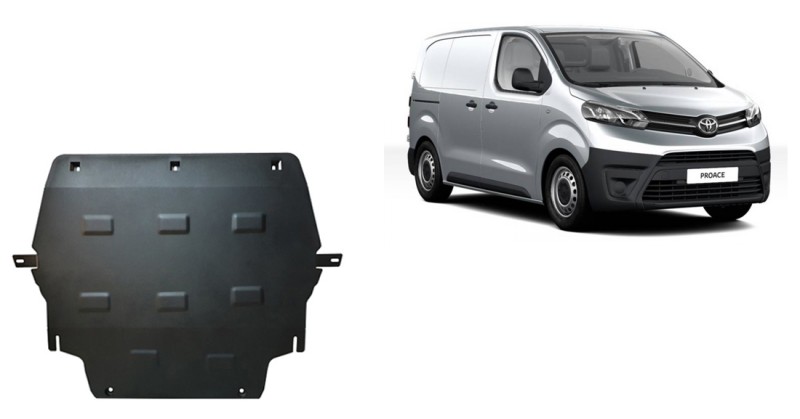 Plieninė variklio apsauga Toyota Proace (2016-2026)