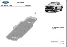 Plieninė kuro bako apsauga Ford Ranger (MB3G9A147CF-2643728) (2023-2026)