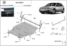 Aliumininė variklio apsauga Volkswagen Golf (1998-2006)