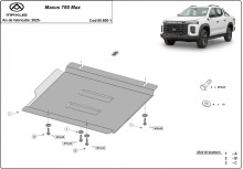 Plieninė pavarų dėžės apsauga Maxus T60 Max (2025-2026)