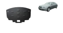 Plieninė variklio apsauga BMW 5 serija E60/E61 (standartinis priekinis bamperis) (2003-2010)