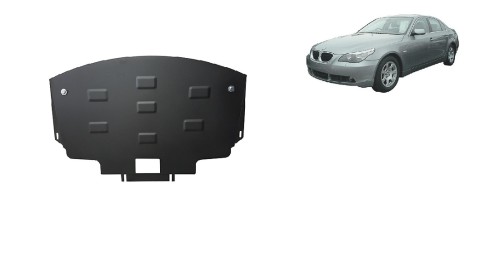 Plieninė variklio apsauga BMW 5 serija E60/E61 (standartinis priekinis bamperis) (2003-2010)