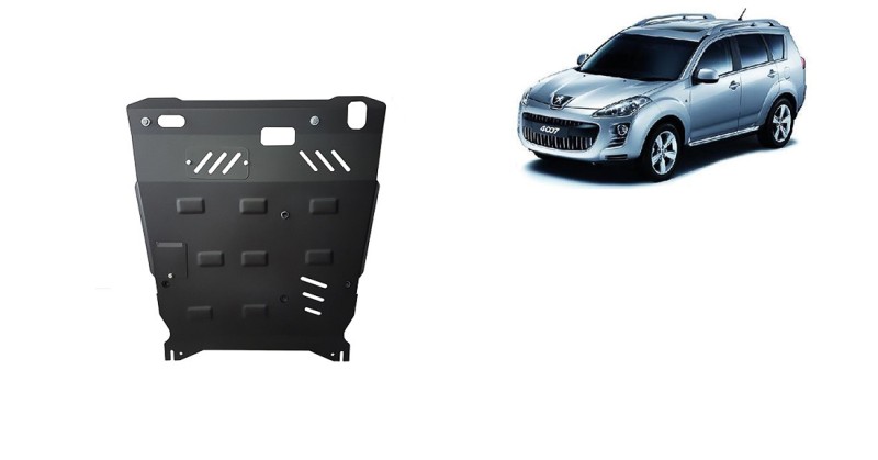 Plieninė variklio apsauga Peugeot 4007 (2007-2012)