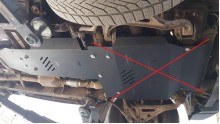 Plieninė pavarų dėžės apsauga Suzuki Grand Vitara (1999-2005)