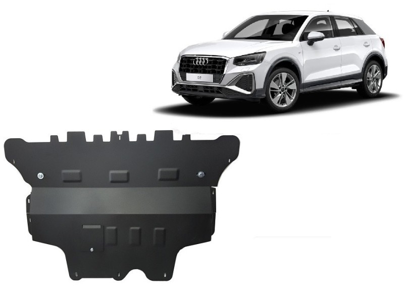 Plieninė variklio apsauga Audi Q2 - manual (2021-2026)