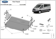 Plieninė variklio apsauga Ford Transit - FWD (2020-2026)