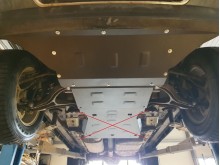 Plieninė variklio apsauga Jeep Grand Cherokee (2004-2010)