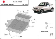 Plieninė variklio apsauga Suzuki X90 2.0 (1988-1999)