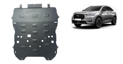 Plieninė variklio apsauga Citroen DS7 Crossback (2017-2026)
