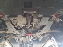 Plieninė variklio apsauga Honda CR-V (2007-2016)