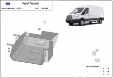 Plieninė AdBlue bako apsauga Ford Transit (2013-2020)