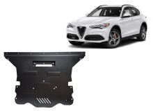 Plieninė variklio apsauga Alfa Romeo Stelvio (2016-2026)