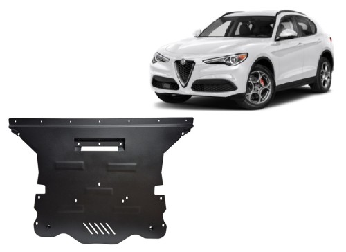 Plieninė variklio apsauga Alfa Romeo Stelvio (2016-2026) Plieninė variklio apsauga Alfa Romeo Stelvio (2016-2026)