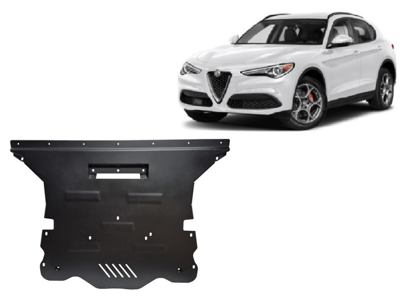 Plieninė variklio apsauga Alfa Romeo Stelvio (2016-2026)