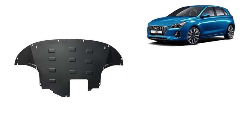 Plieninė variklio apsauga Hyundai I30 (2017-2026)