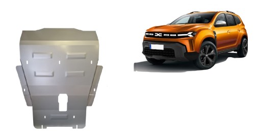 Plieninė variklio apsauga Dacia Duster - 4x4 (2024-2026)