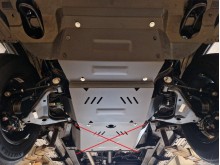 Plieninė variklio apsauga Jac T8 (2018-2026)