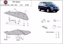 Plieninė variklio apsauga Fiat Ulysse (1995-2003)