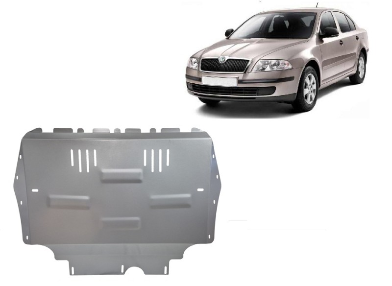 Aliumininė variklio apsauga Skoda Octavia 2 (2009-2012)