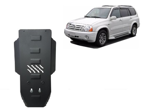 Plieninė pavarų dėžės apsauga Suzuki Grand Vitara XL-7 (1999-2005) Plieninė pavarų dėžės apsauga Suzuki Grand Vitara XL-7 (1999-2005)