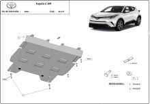Plieninė variklio apsauga Toyota C-HR (2016-2023)