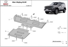 Plieninė variklio apsauga Baic Beijing BJ40 (2023-2026)