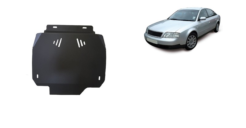 Plieninė automatinės pavarų dėžės apsauga Audi A6 (1997-2004)