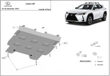 Aliumininė variklio apsauga Lexus UX (2019-2026)