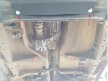 Plieninė pavarų dėžės ir reduktoriaus apsauga Suzuki Grand Vitara 2 (2005-2019)