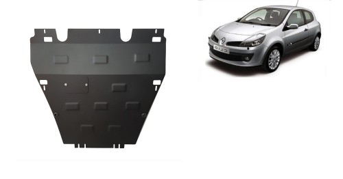 Plieninė variklio apsauga Renault Clio 3 (2005-2012)
