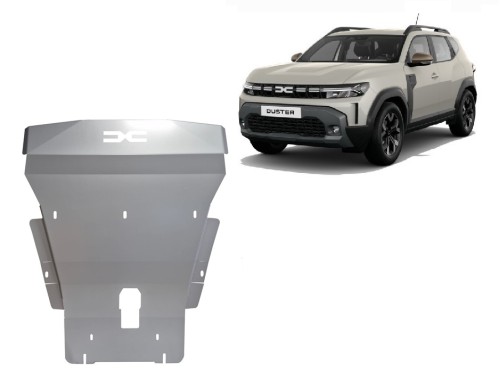 Plieninė variklio apsauga Dacia Duster - 4x2 (2024-2026)