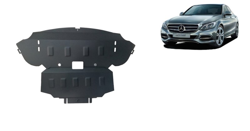 Plieninė variklio apsauga Mercedes C-Class W205 (2014-2021)