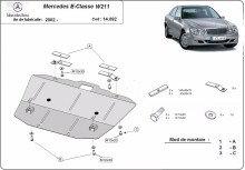 Plieninė variklio apsauga Mercedes E-Classe W211 (2002-2008)