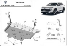 Plieninė variklio apsauga Volkswagen Tiguan (2025-2026)