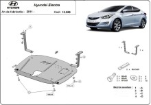 Plieninė variklio apsauga Hyundai Elantra 2 (2011-2016)