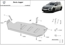 Plieninė kuro bako apsauga Dacia Jogger (2021-2026)
