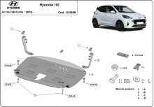 Plieninė variklio apsauga Hyundai i10 (2019-2026)